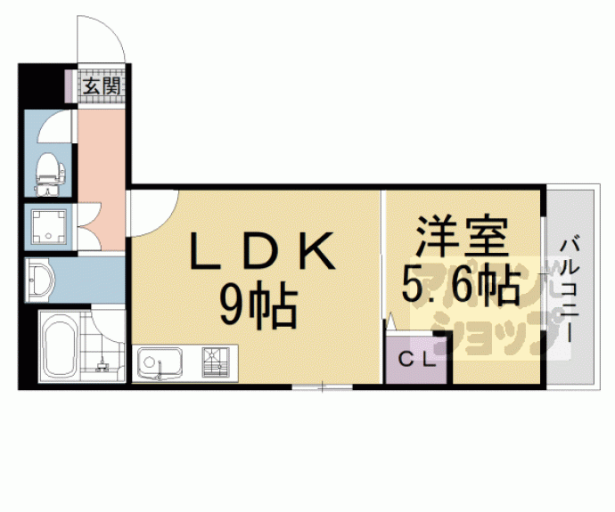 【サクシード丹波橋西】間取