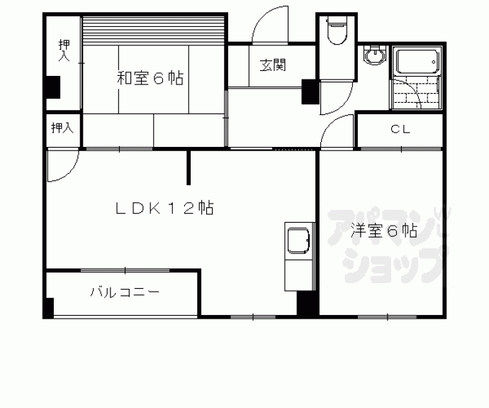 【リエス西院】間取