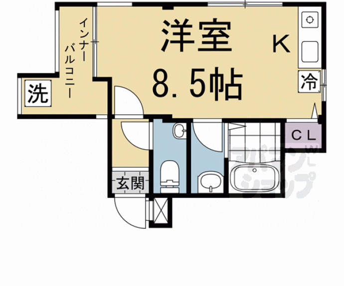 【バウハウス御蔭】間取