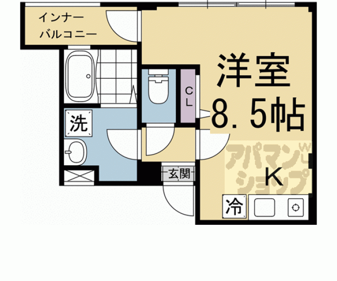 【バウハウス御蔭】間取