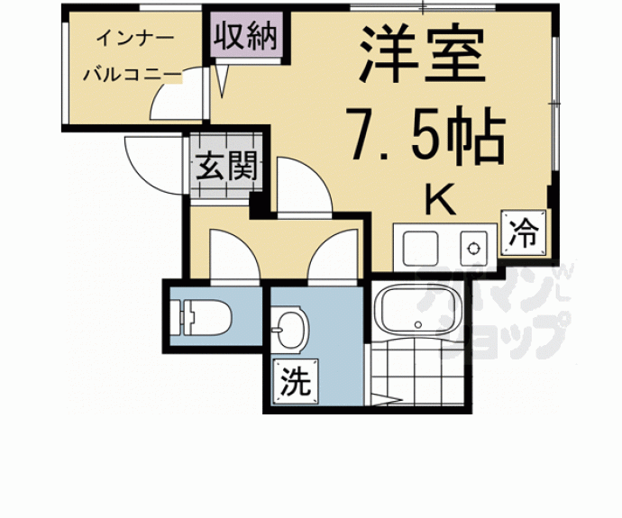 【バウハウス御蔭】間取