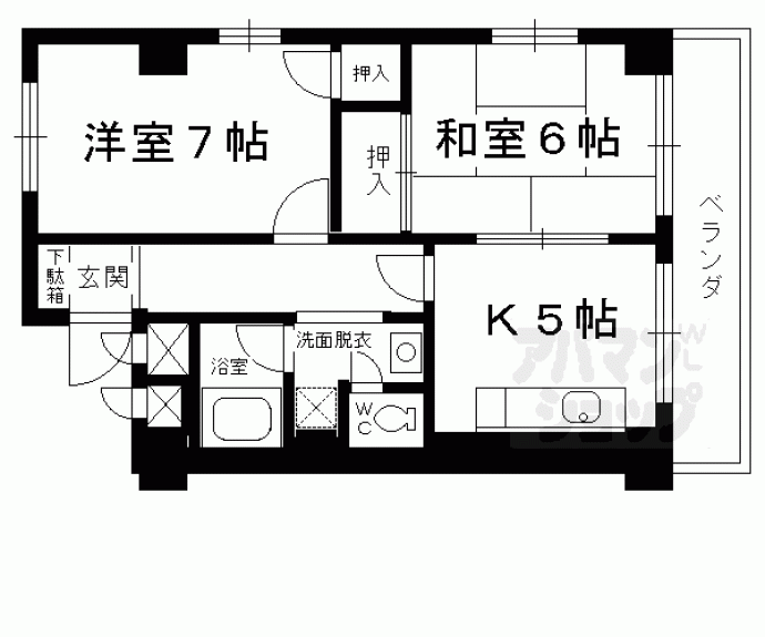 【ロイヤルコーポ】間取