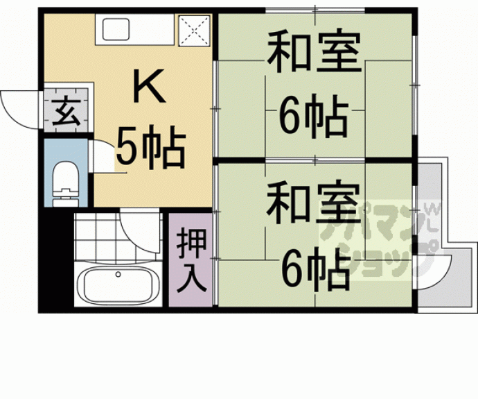 【サンバリエ太秦】間取