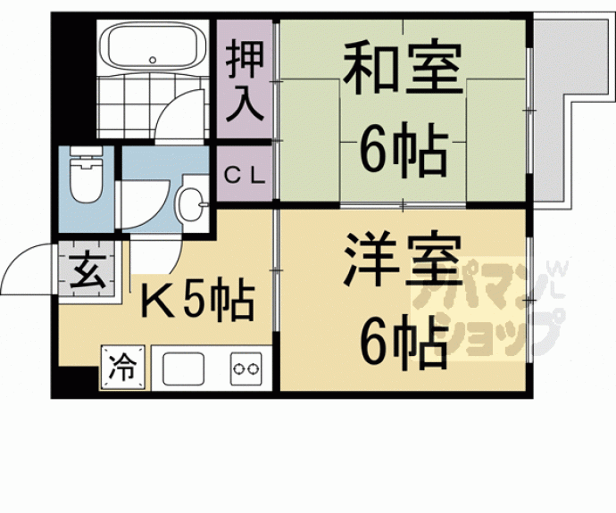 【サンバリエ太秦】間取