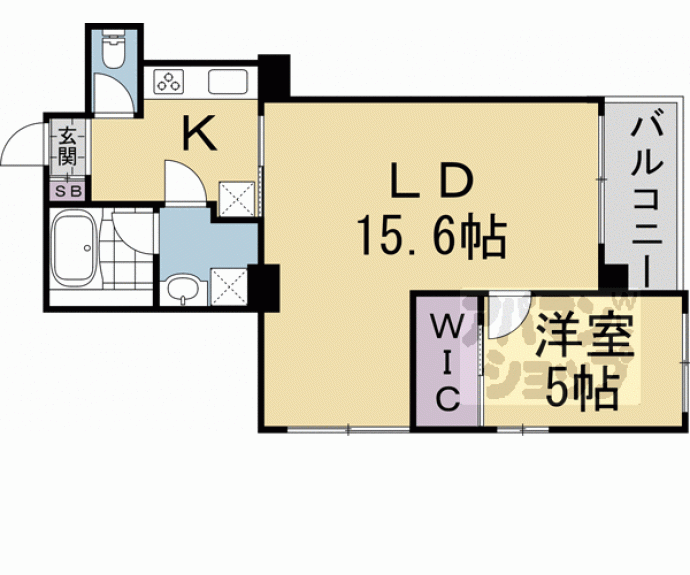 【ベルビュ―京都駅北】間取