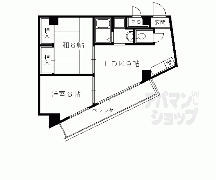 【アーバン四条梅ノ宮】間取