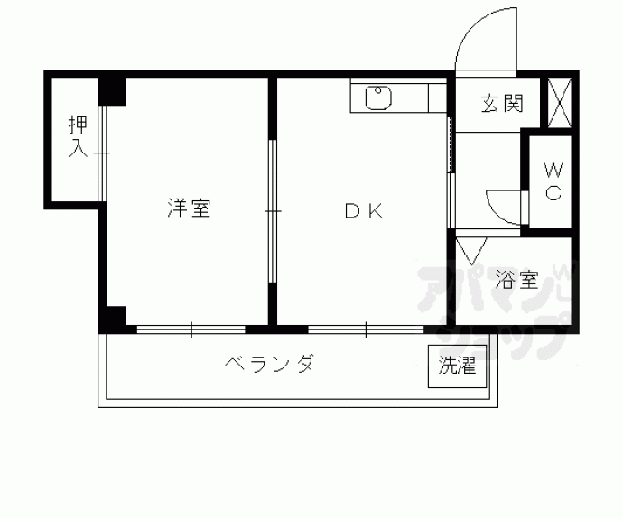 【グロリアス西院】間取