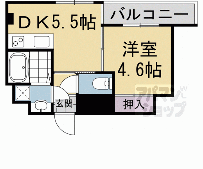 【グロリアス西院】間取