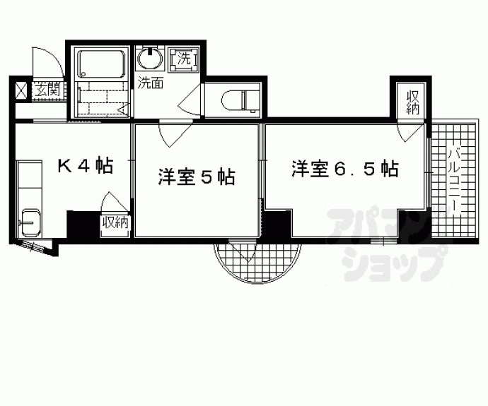 【スカイロード太秦】間取