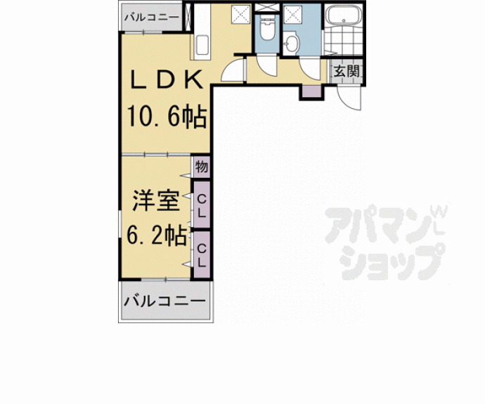 【フィアクローバーⅡ】間取