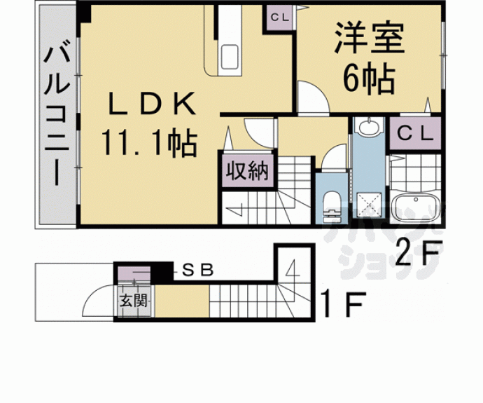 【ベル　ソレイユ】間取