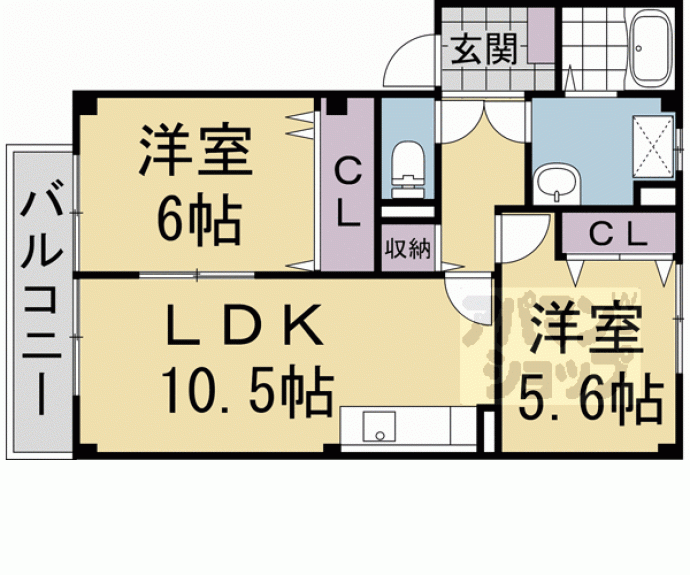 【シャンメゾン】間取