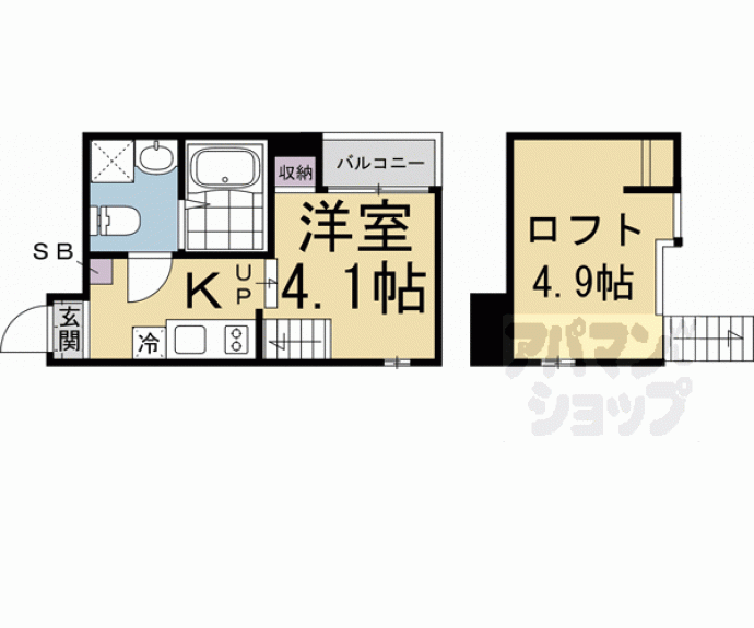 【パークテラス丹波口】間取