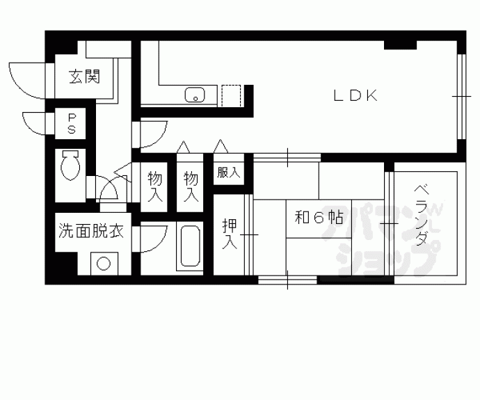 【レトロマンションⅢ】間取