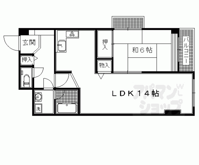 【レトロマンションⅢ】間取