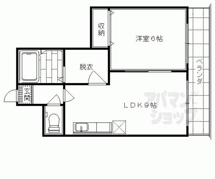 【エスポワール峯】間取