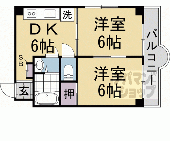 【エスポワール峯】間取