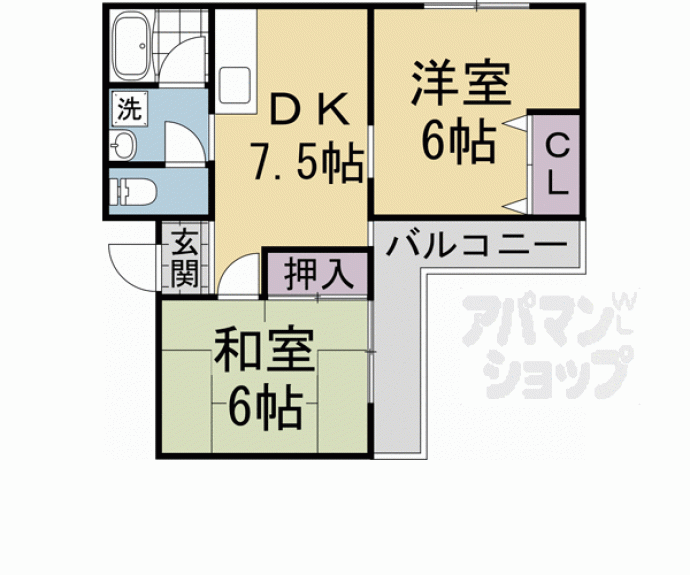 【山下マンション】間取