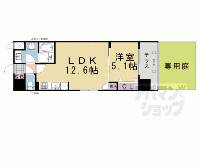 【ベラジオ雅び京都三条通】間取