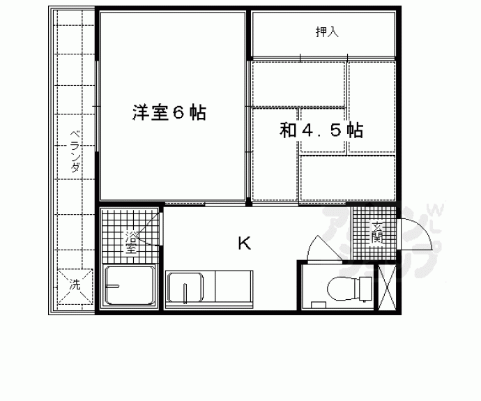 【コーポラスナリタ】間取