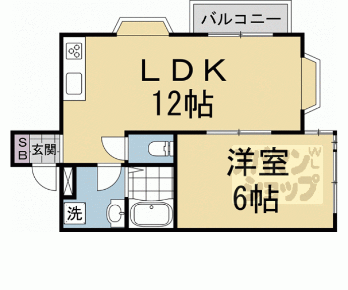 【エスペランザ西京極】間取