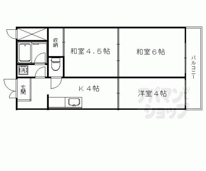 【コーポ　エル】間取