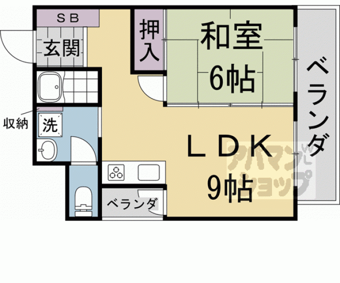 【百寿コーポラス】間取