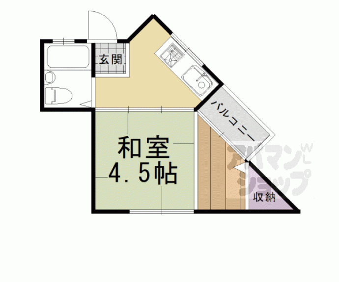 【ヤマト洛西アパート】間取