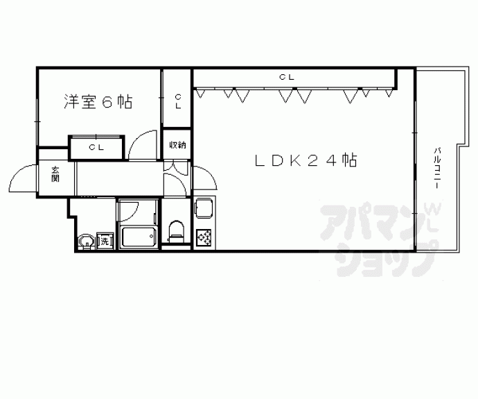 【梅津グランドハイツ】間取