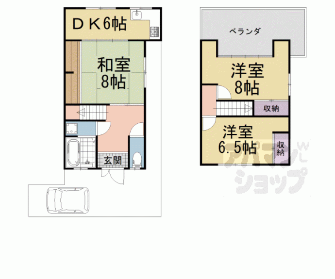 【納所薬師堂貸家】間取