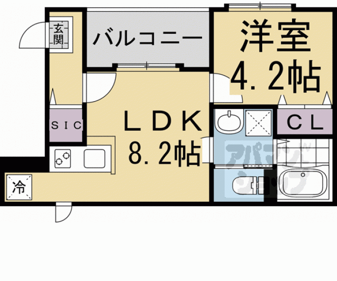 【ヴィラ．アンジュ】間取