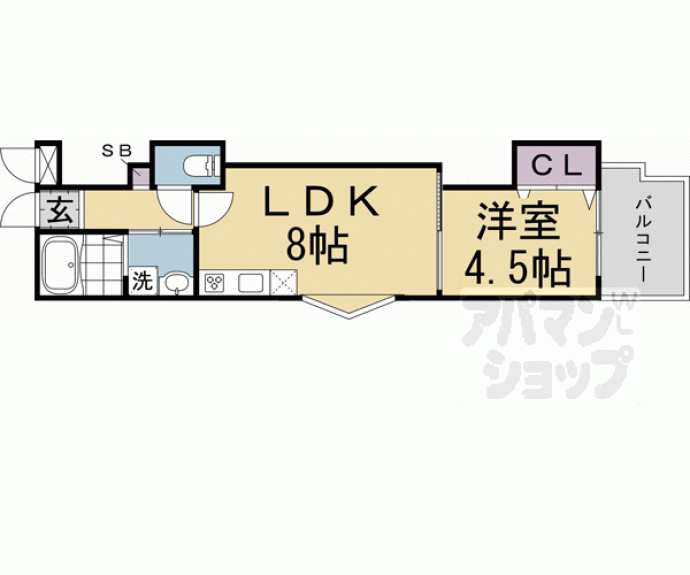 【プライベートレジデンス山科御陵】間取