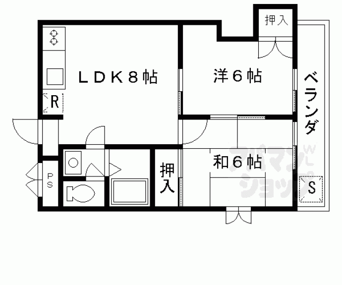 【ロイヤルハイツ西沢】間取