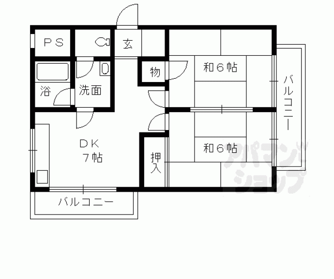 【コープＫＩＺＡＫＩ】間取