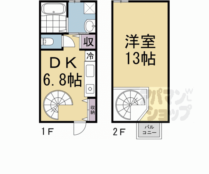 【御所西篠】間取