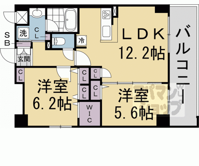 【サウスシャノイチ】間取