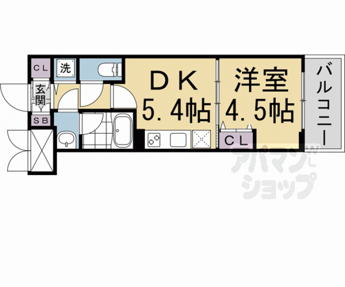 【ベラジオ雅び西大路高辻】間取