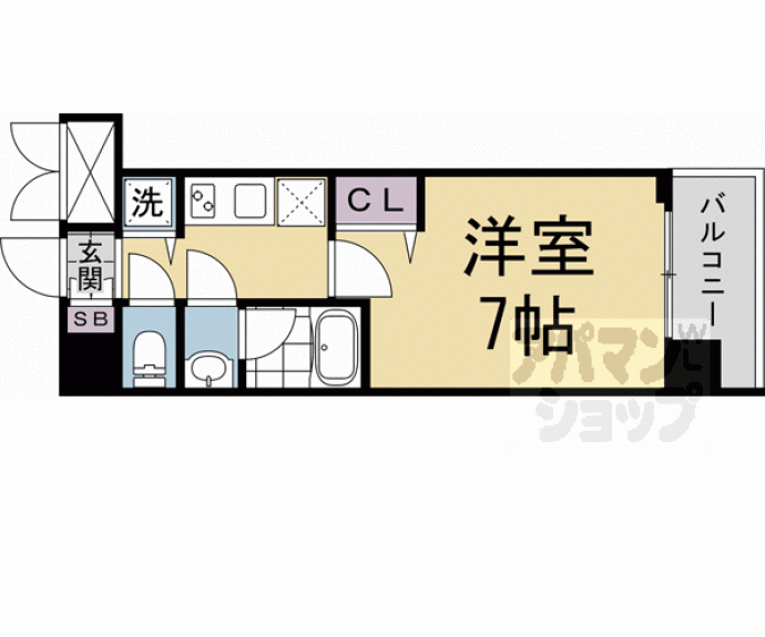 【ベラジオ雅び西大路高辻】間取