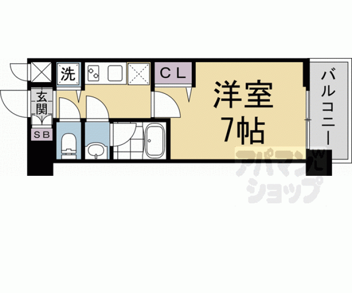 【ベラジオ雅び西大路高辻】間取