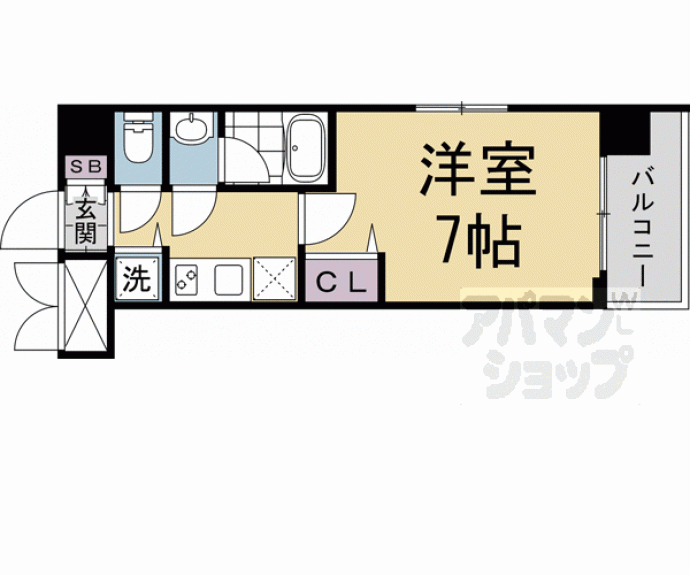 【ベラジオ雅び西大路高辻】間取