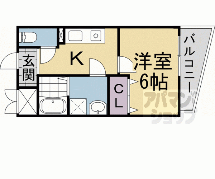 【ＷＩＮ深草枯木町】間取