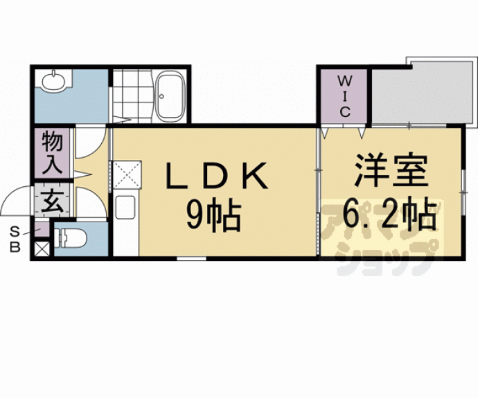 【ＰｒｉｖａｔｅＲｅｓｉｄｅｎｃｅ東一条】間取