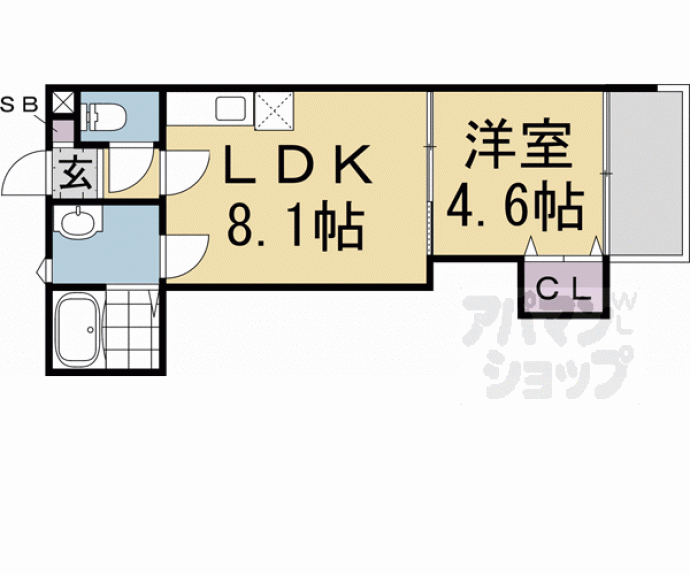 【ＰｒｉｖａｔｅＲｅｓｉｄｅｎｃｅ東一条】間取