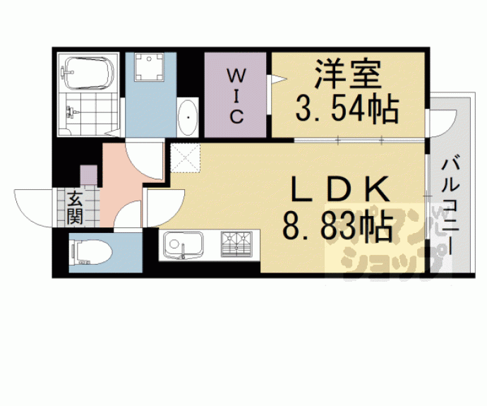 【アイル京都宇治西】間取