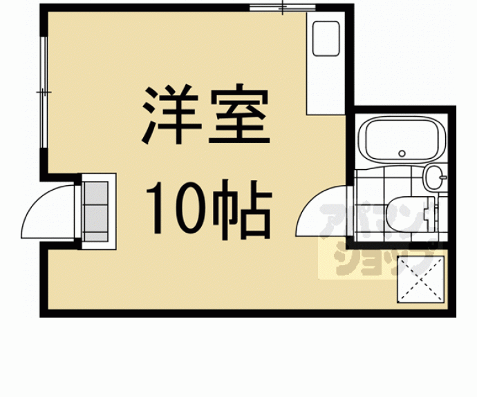 【ホワイトハイツ京都】間取