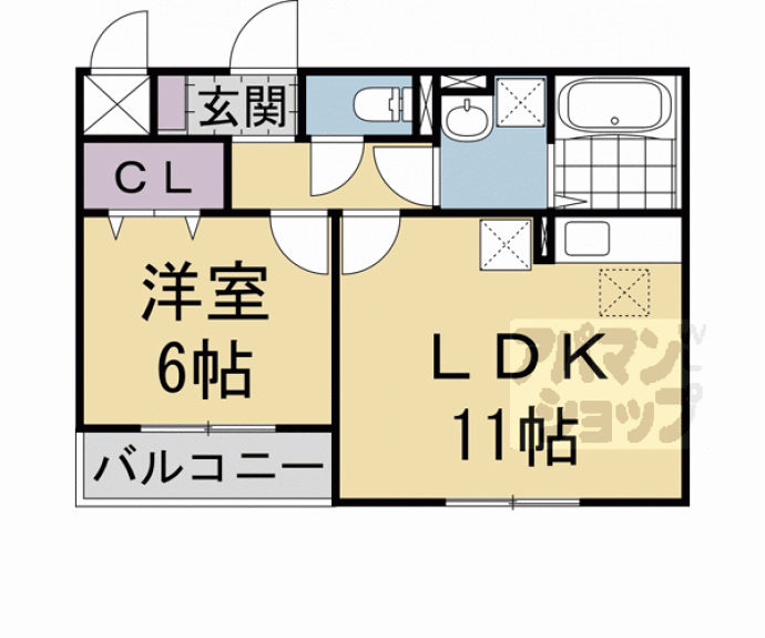 【ミレ・グランデ・伏見】間取