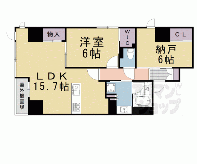 【レジェイド京都四条大宮】間取