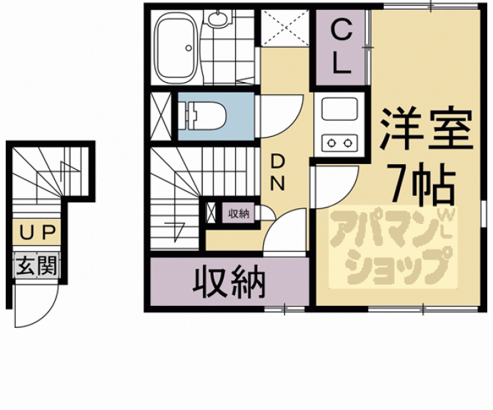 【レオネクスト宇治壱番】間取