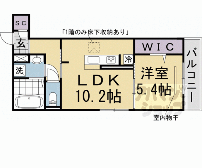 【ＴｈｅＢｏｎｄｓ三井寺】間取