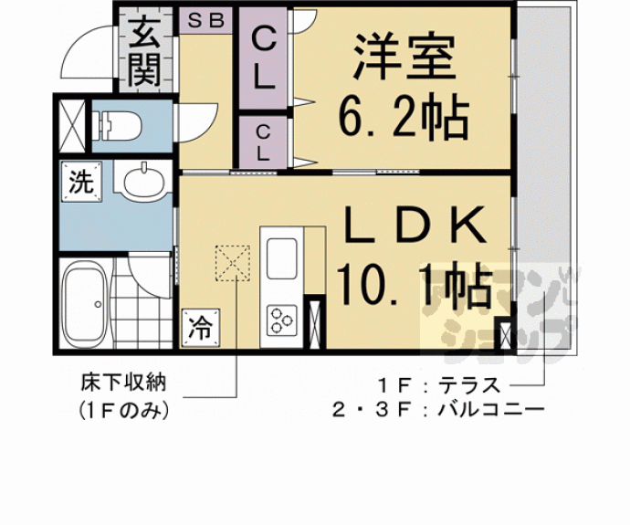 【メゾン厨子奥】間取